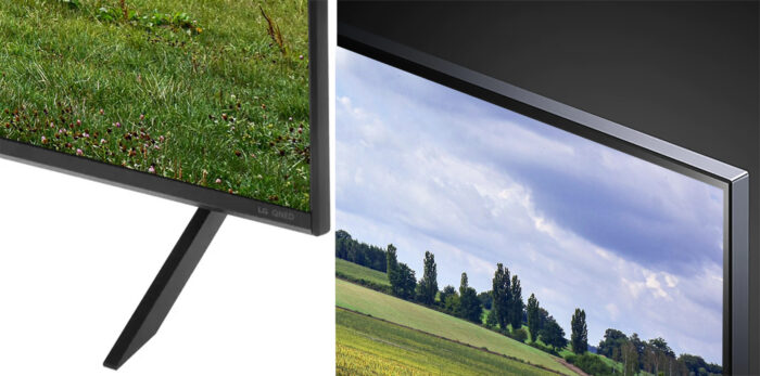 LG QNED80 - design