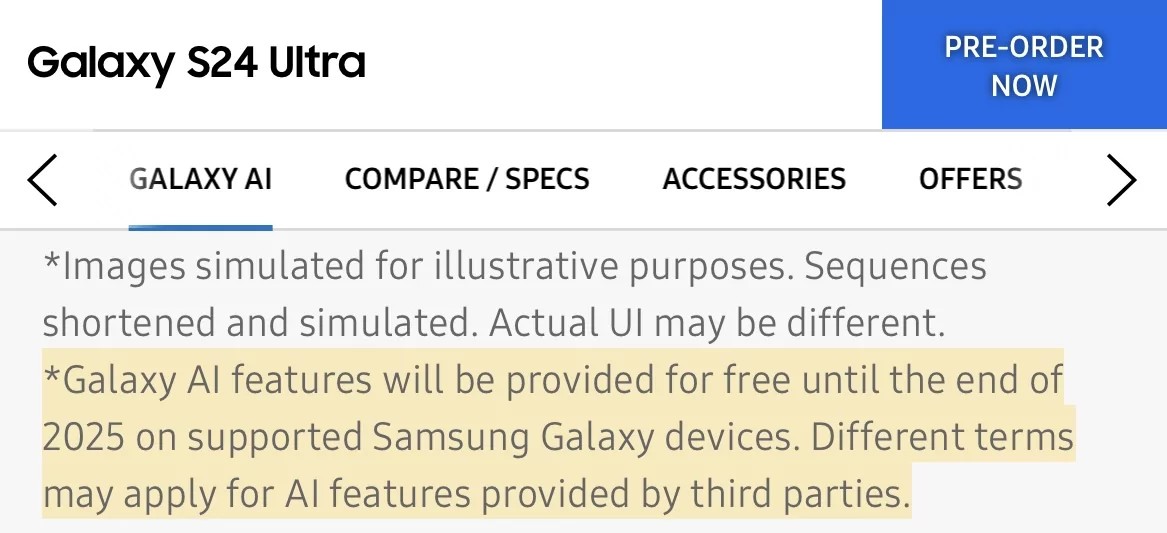 At the presentation, such an unpleasant detail was cunningly kept silent. In addition, other devices will soon receive Galaxy AI support
