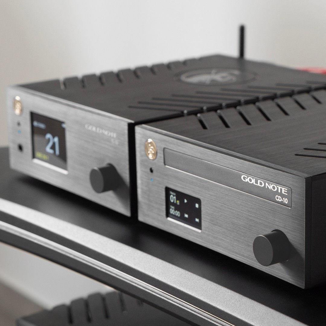 GOLD NOTE HAS UNVEILED ITS NEW CD-10 CD PLAYER