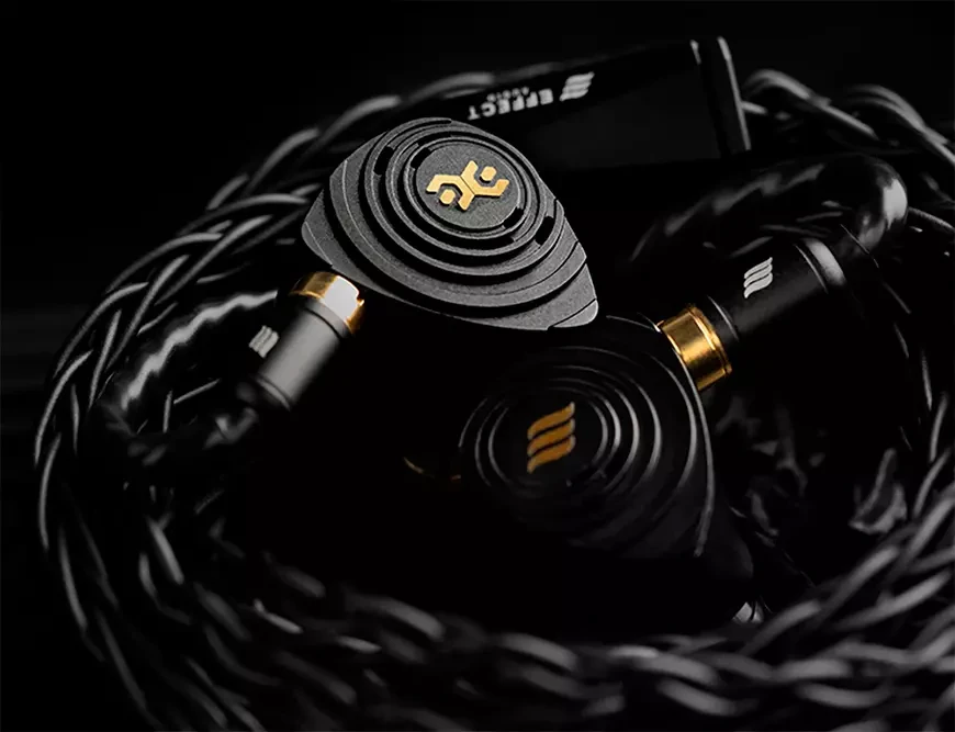 Elysian Acoustic Labs x Effect Audio Pilgrim In-Ear Headphones: NOIR
