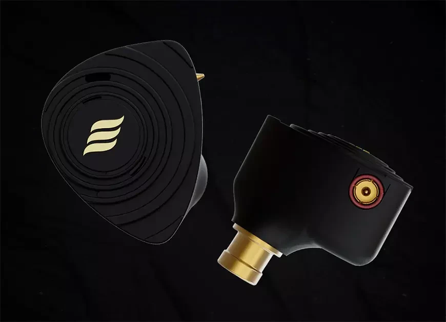 Elysian Acoustic Labs x Effect Audio Pilgrim In-Ear Headphones: NOIR